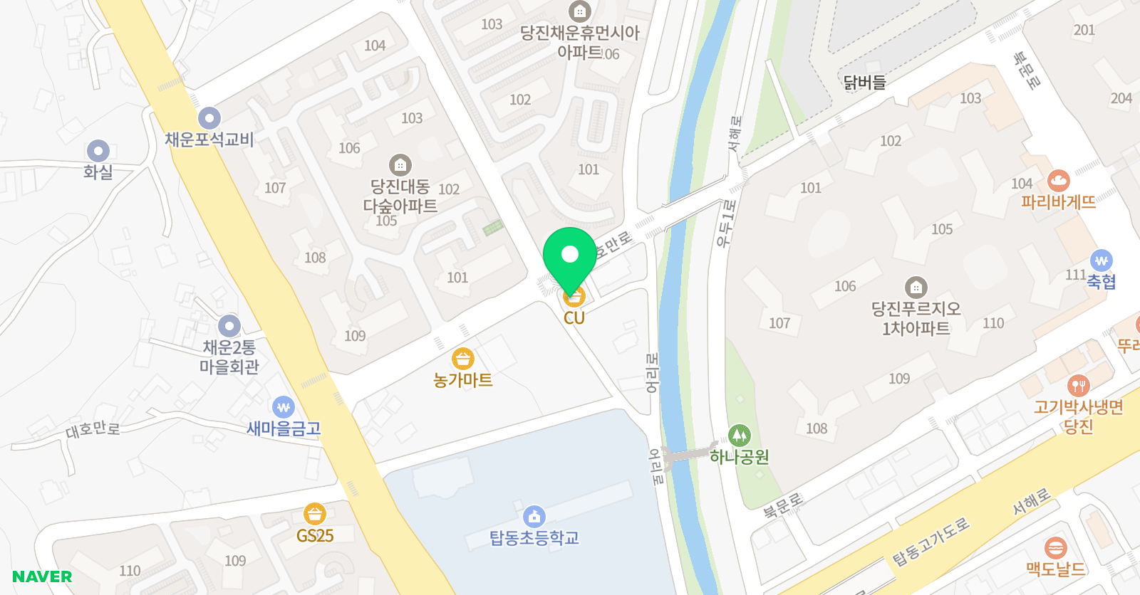 탑동 태권도 위치