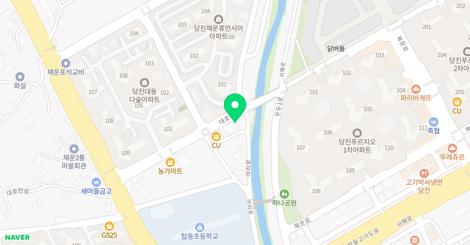 기탄사고력교실 채운학원 위치