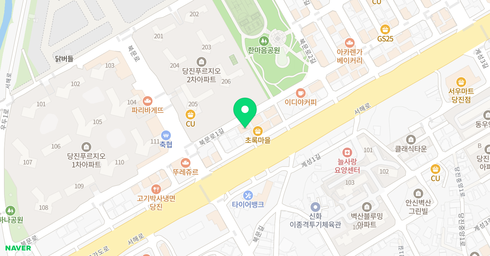 바론 수학교습소 위치