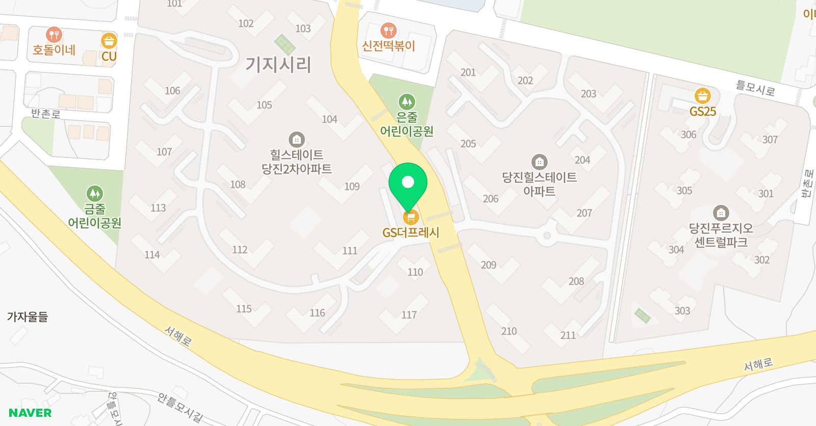 연세사랑 태권도 위치