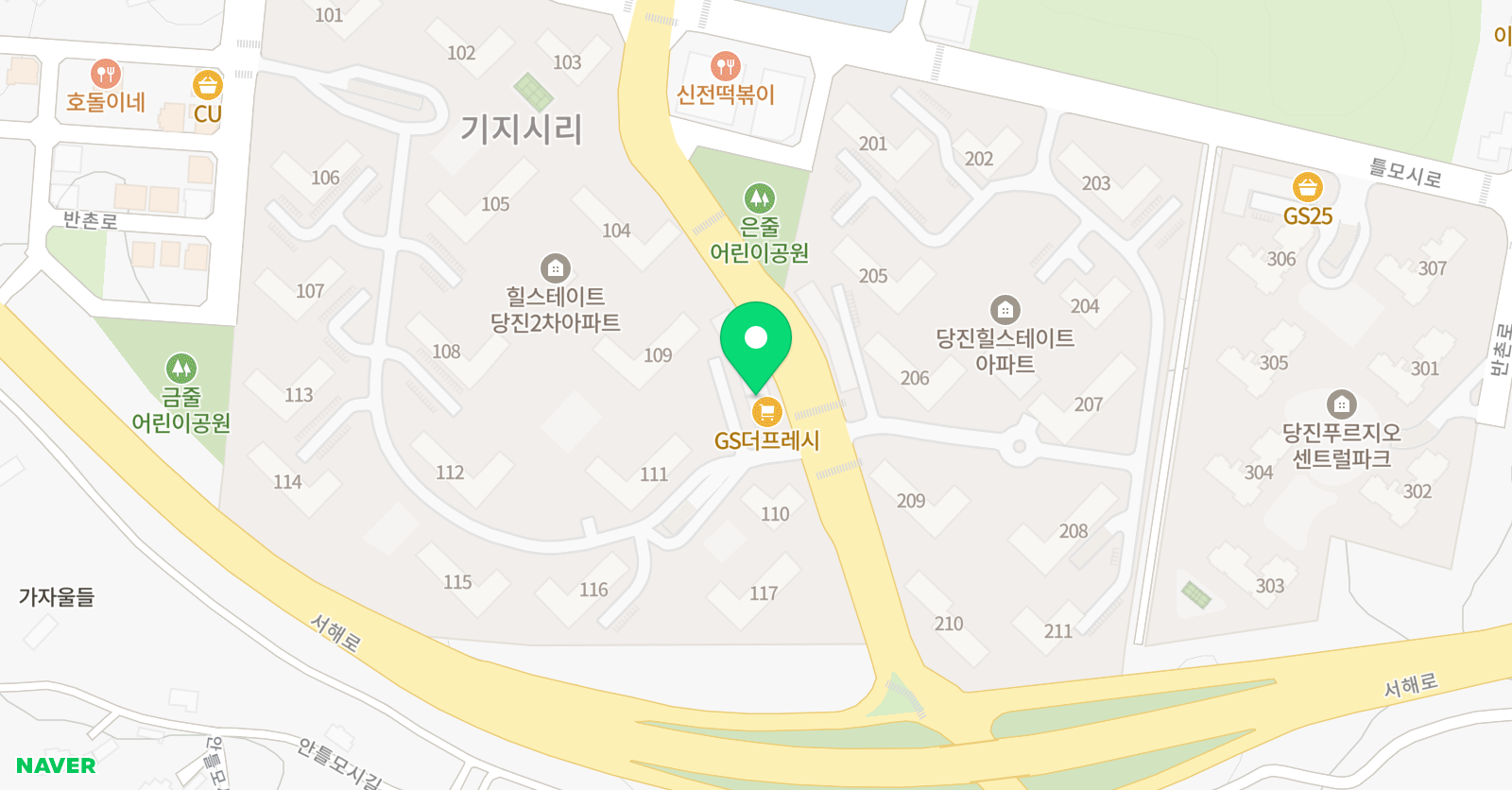아트앤하트 미술교습소 송악힐스테이트 위치