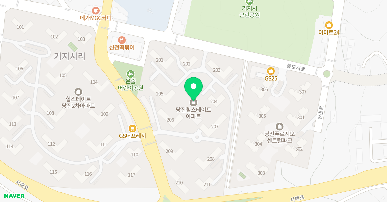 아소비 당진동부2차점 위치