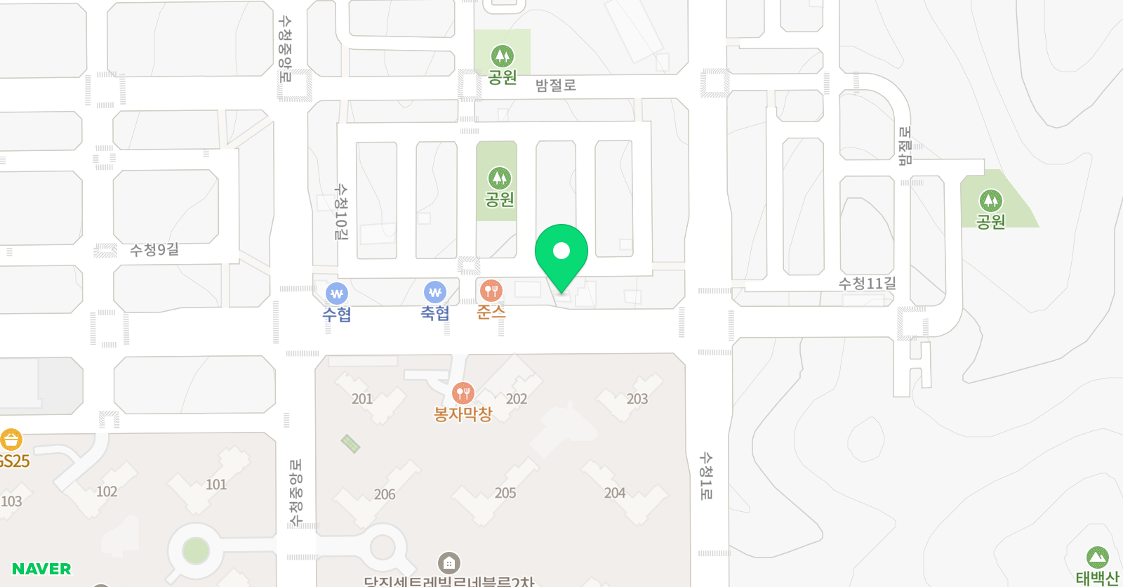 리드인 동부센트레빌2차점 위치