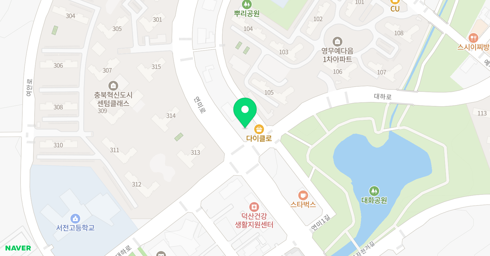 더이룸 학원 위치