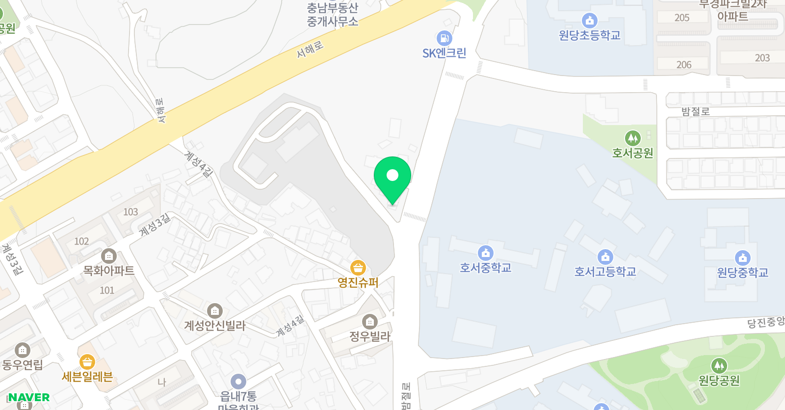DPL 영어수학학원 위치