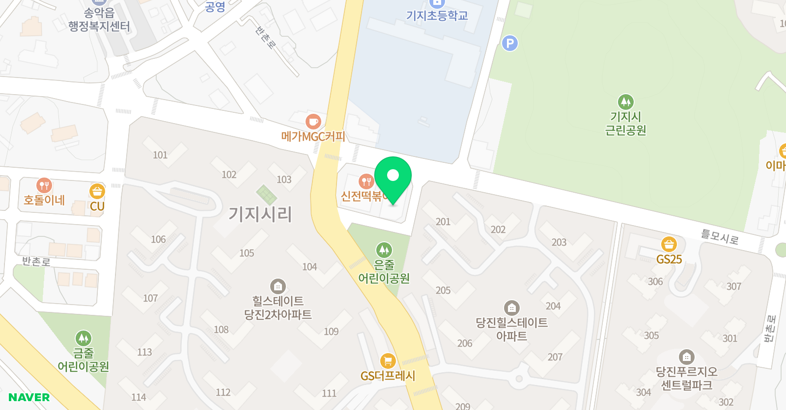 푸르넷 영어학원 위치