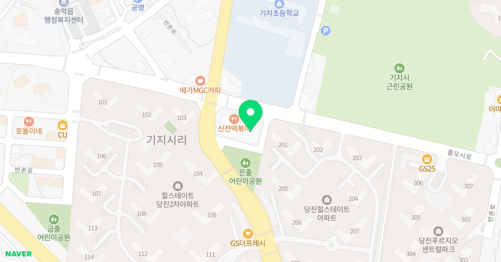 EiE고려대 어학원 당진기지캠퍼스 위치