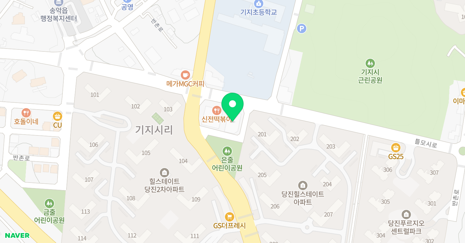 호 태권도 위치