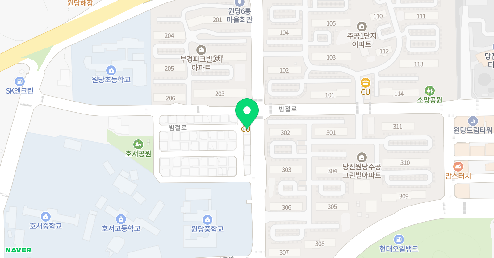 뮤엠영어 당진원당교습소 위치