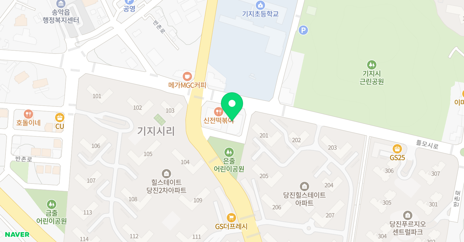 큐브 문예창작논술학원 위치