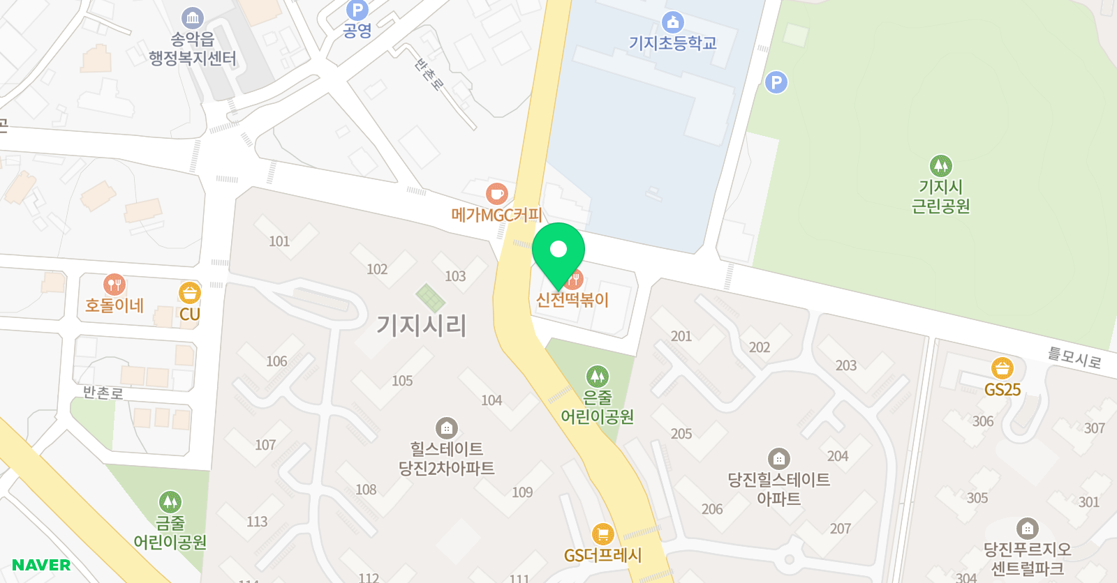 미래엔 영어수학학원 기지시점 위치