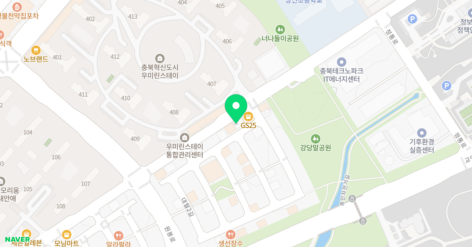 사운드뮤직 음악학원 위치