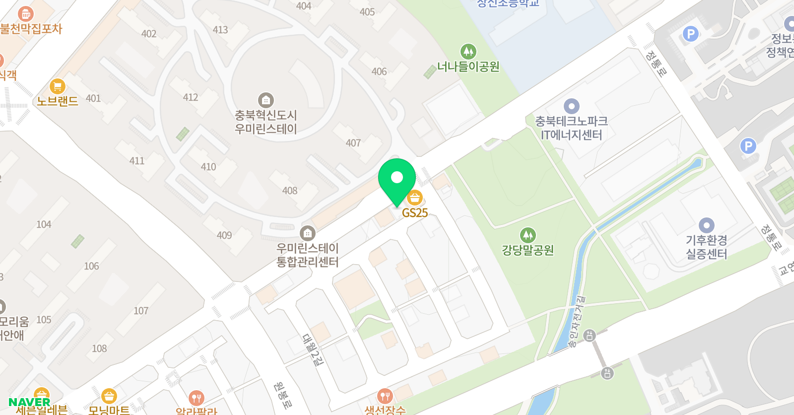 빨간펜 수학의달인 진천혁신상신점 위치