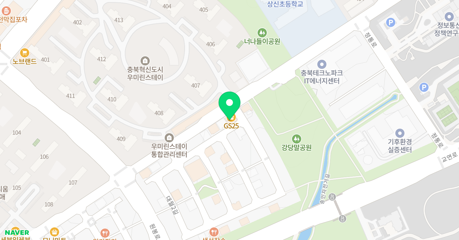 티클래스 상신초점 위치