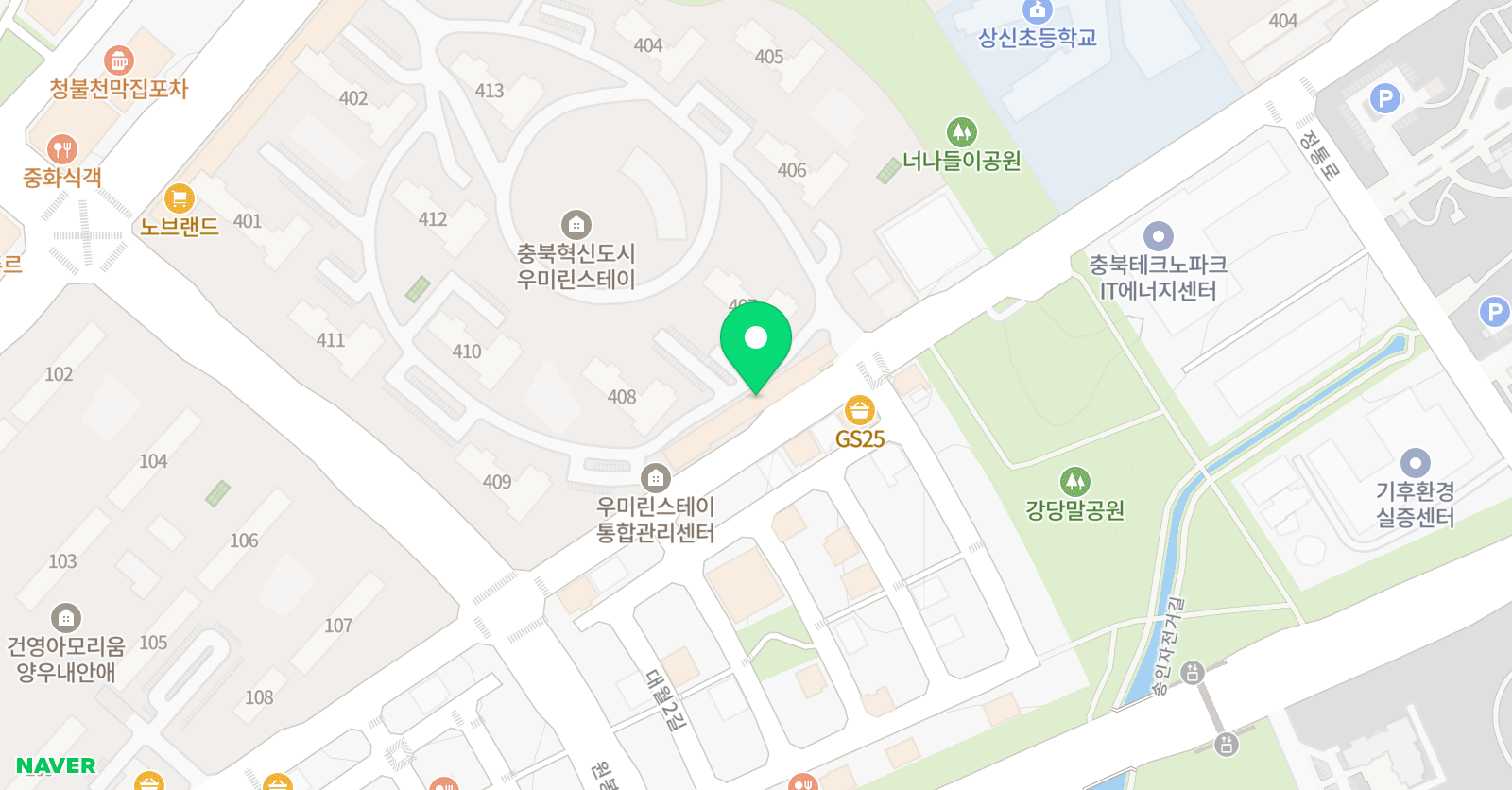 용인대 태권도 상신정도장 위치