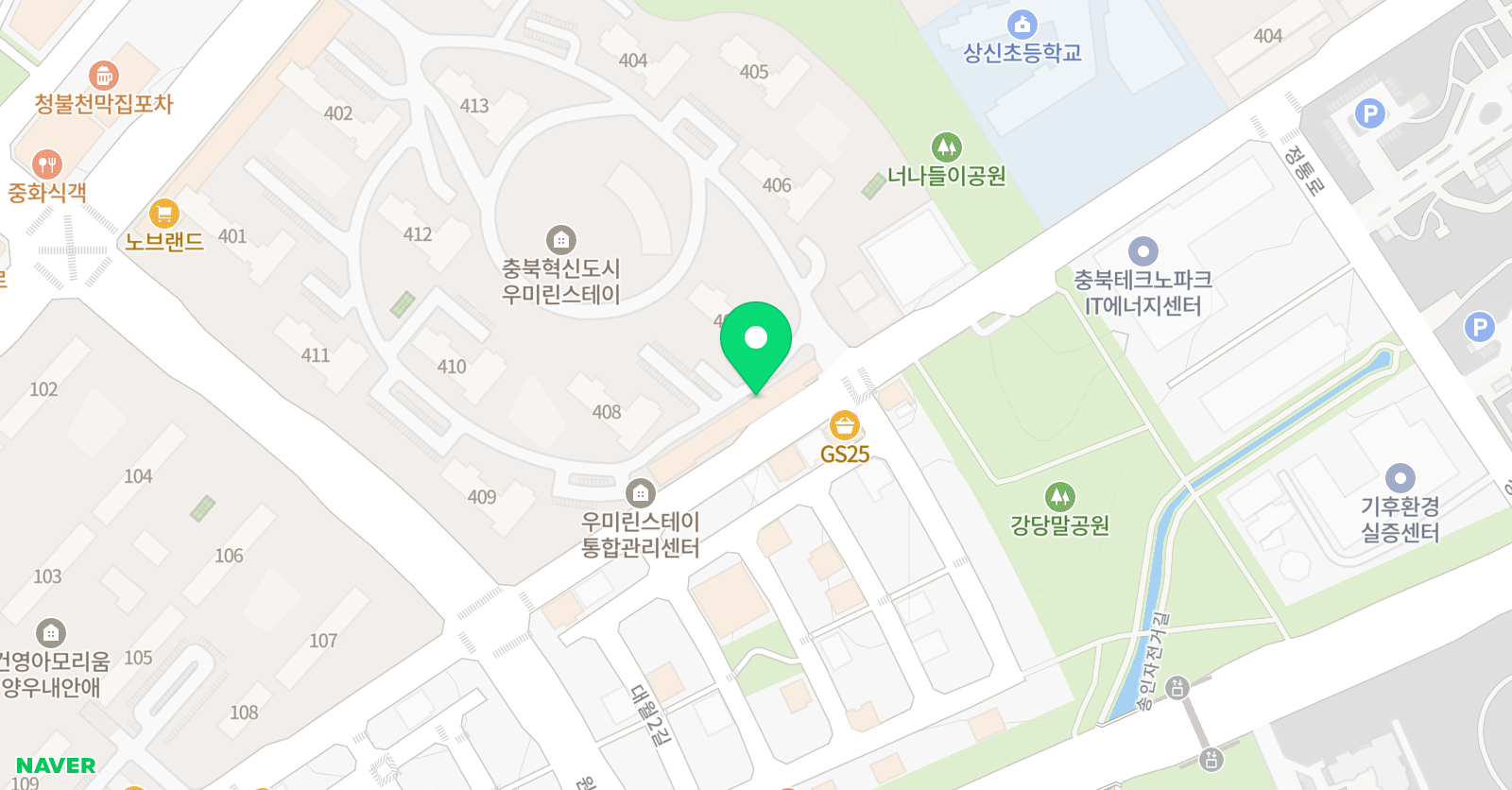 공필왕&매쓰몽플러스 충북혁신점 위치