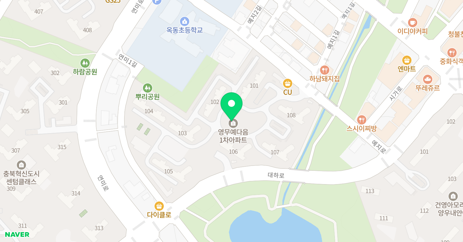 글숲 독서논술 위치