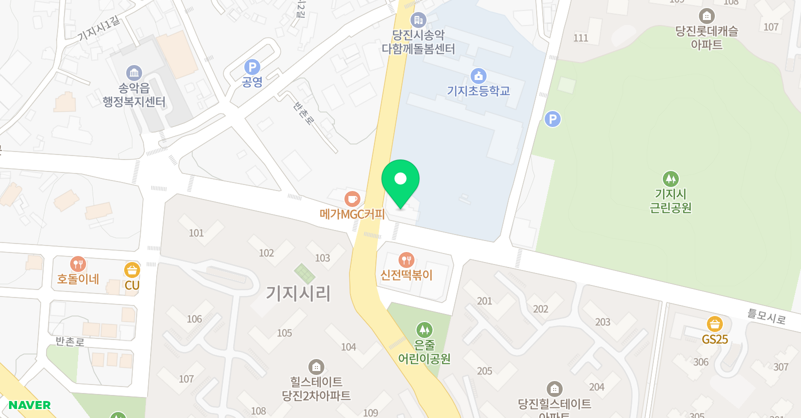 더매쓰외대GNB 학원 위치
