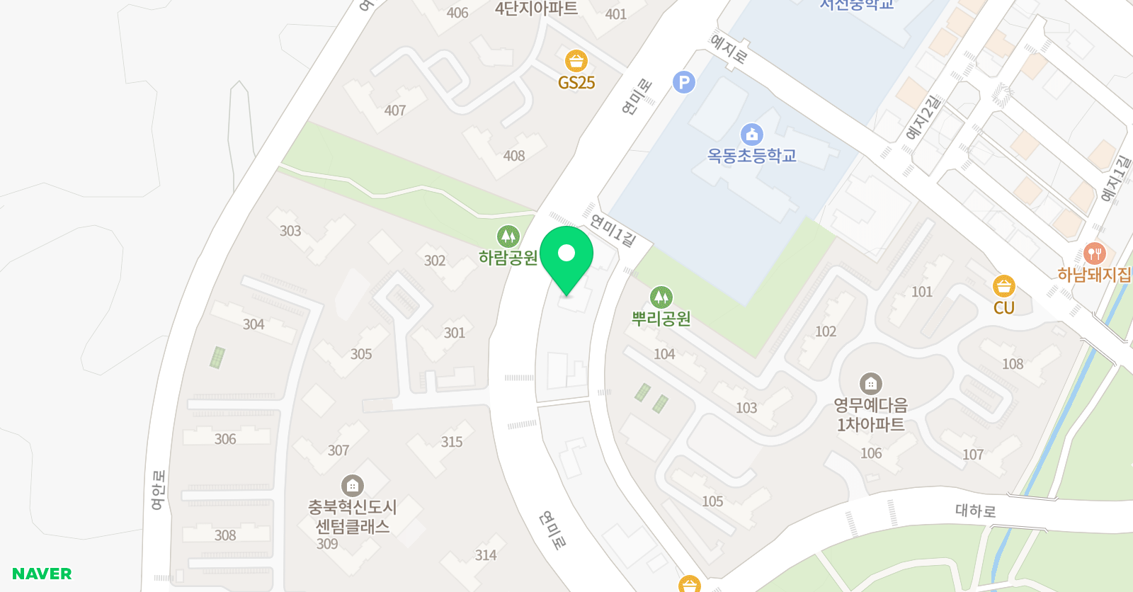 샛별음악학원 위치