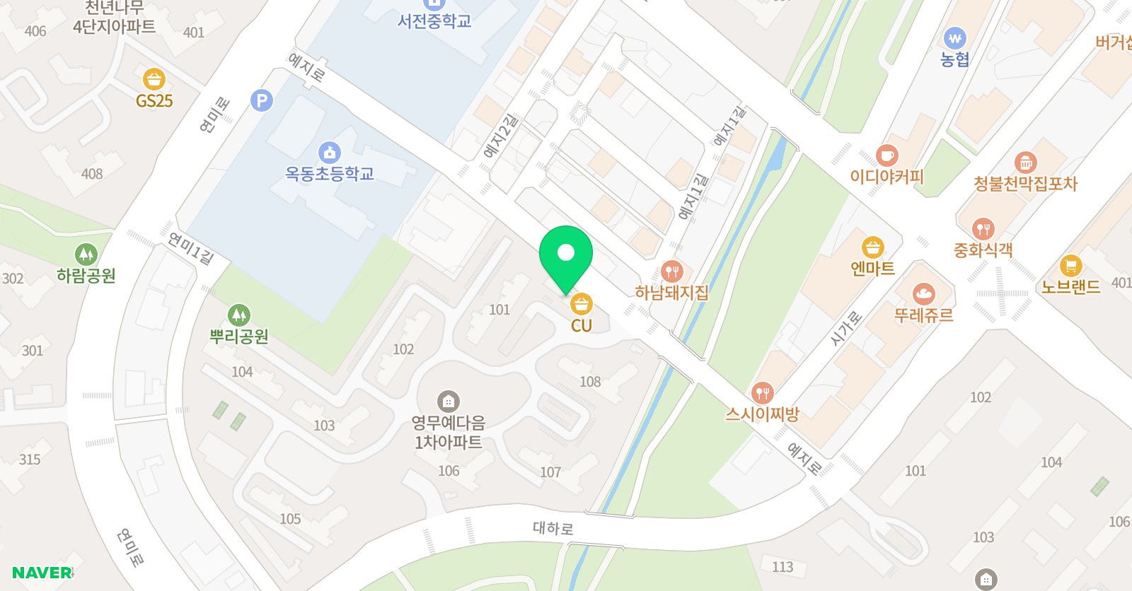 지앤비패럴랙스 진천혁신캠퍼스 위치