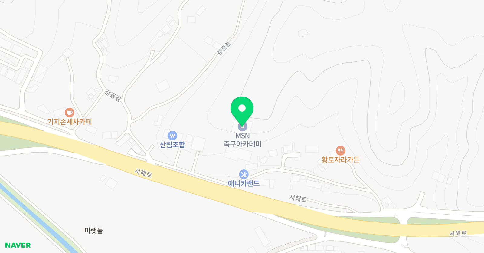 MSN 축구아카데미 위치