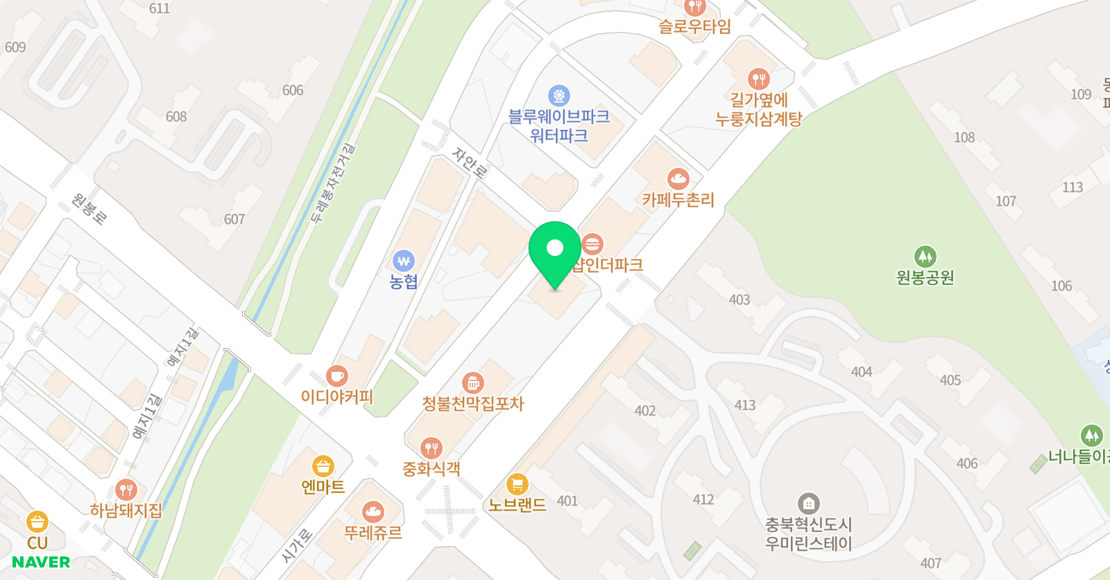 에이드 영어학원 진천혁신캠퍼스 위치