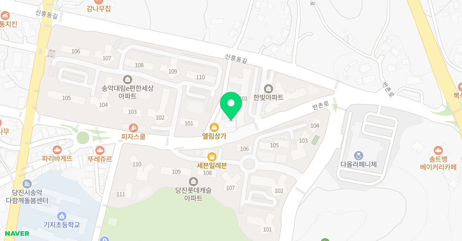 송악 태권스쿨 위치