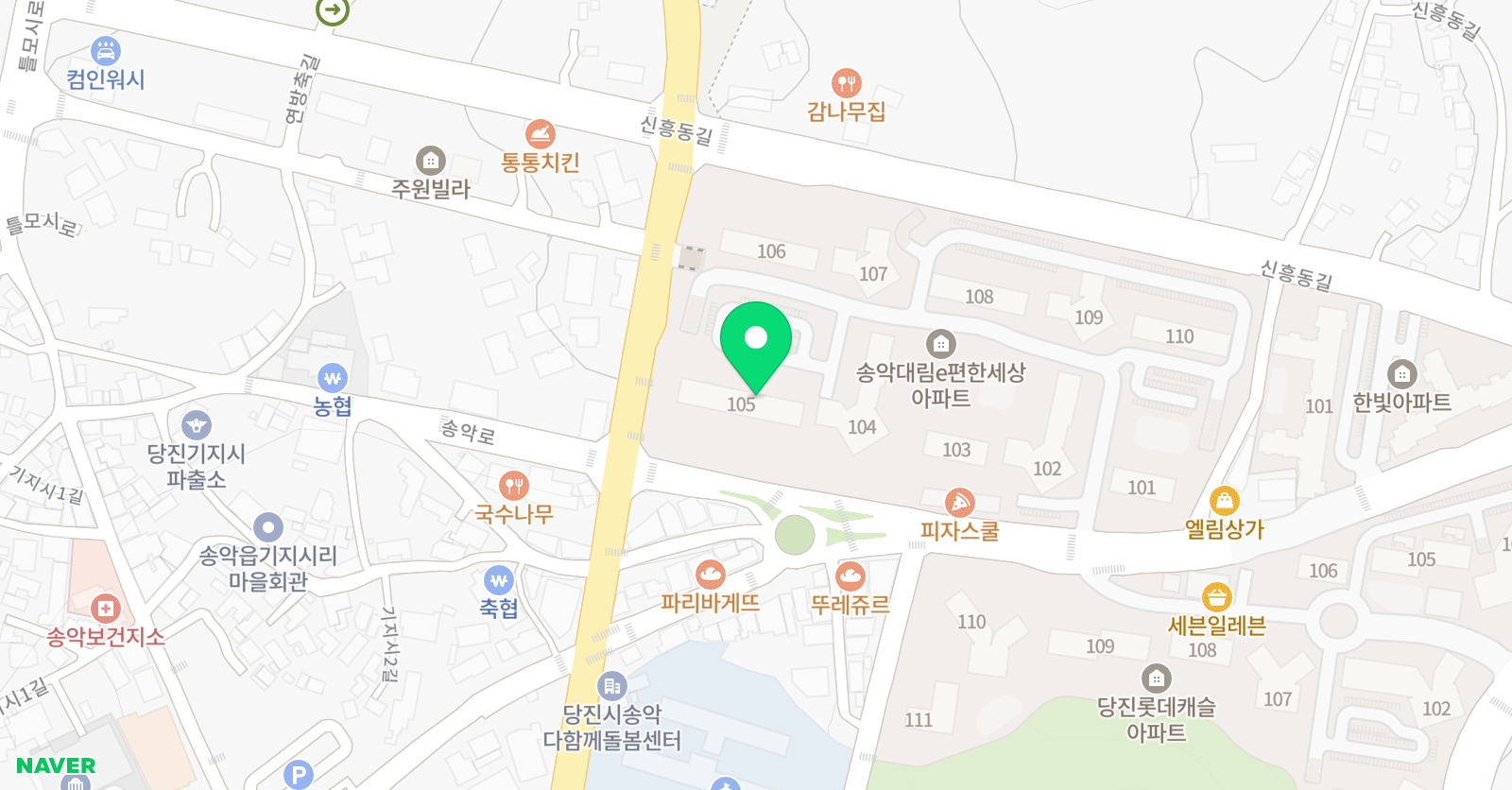 푸르넷 공부방 지혜샘 공부방 위치