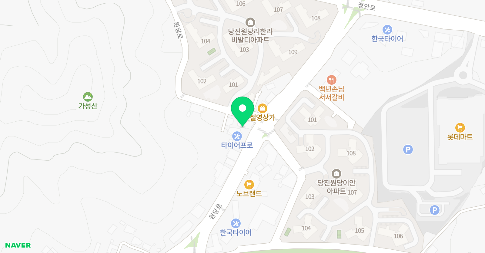 원탑 영수학원 위치