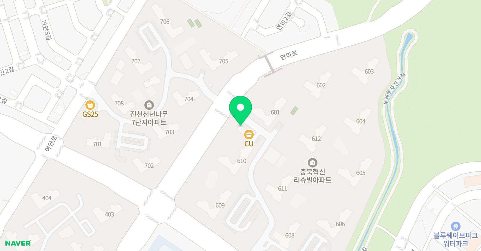 빨간펜수학의달인 수학의달인 충북혁신리슈빌점 위치