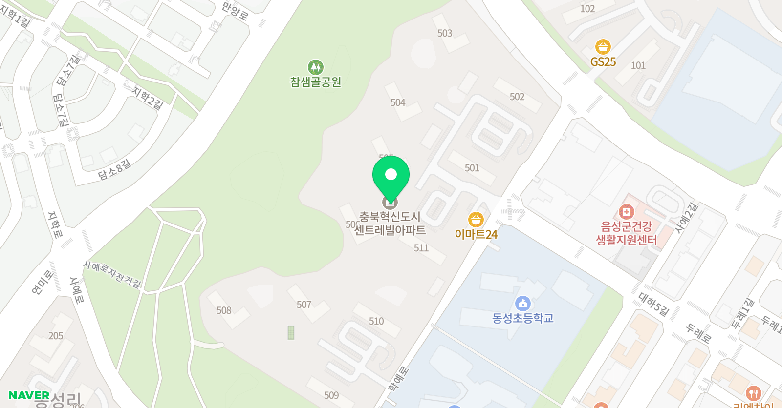 아소비 충북혁신센트레빌점 위치