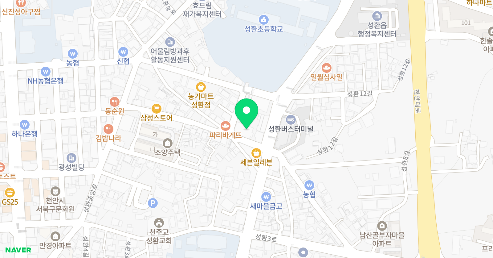 서원 초등입시영어학원 위치