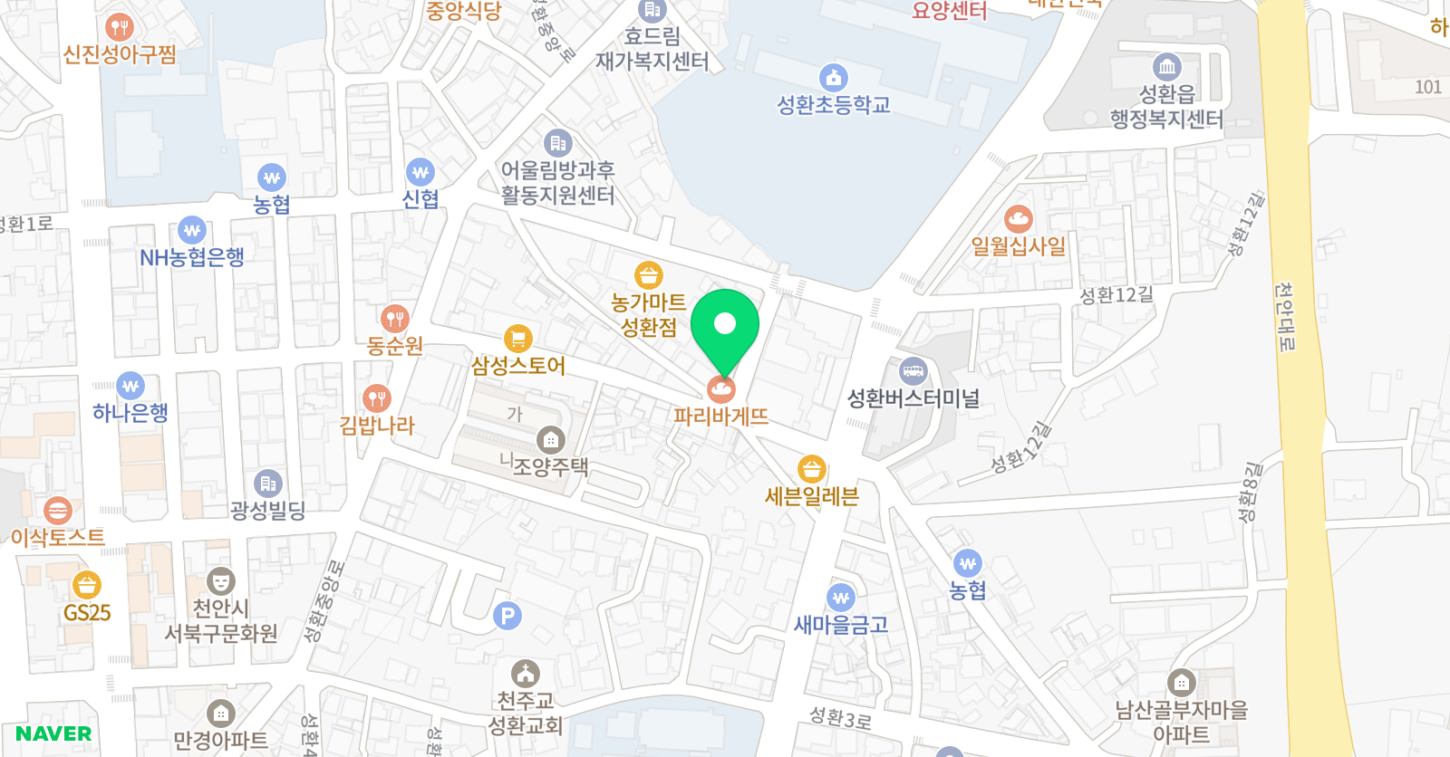 튼튼영어마스터클럽 리드인 천안성환점 위치