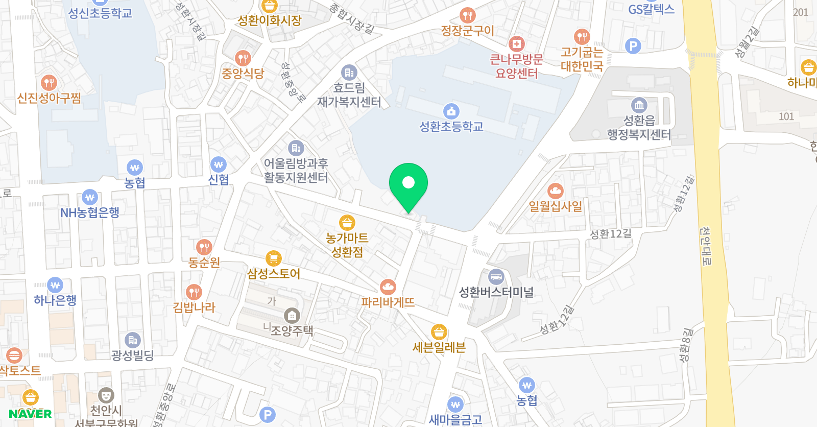 뮤직아이 음악학원 위치