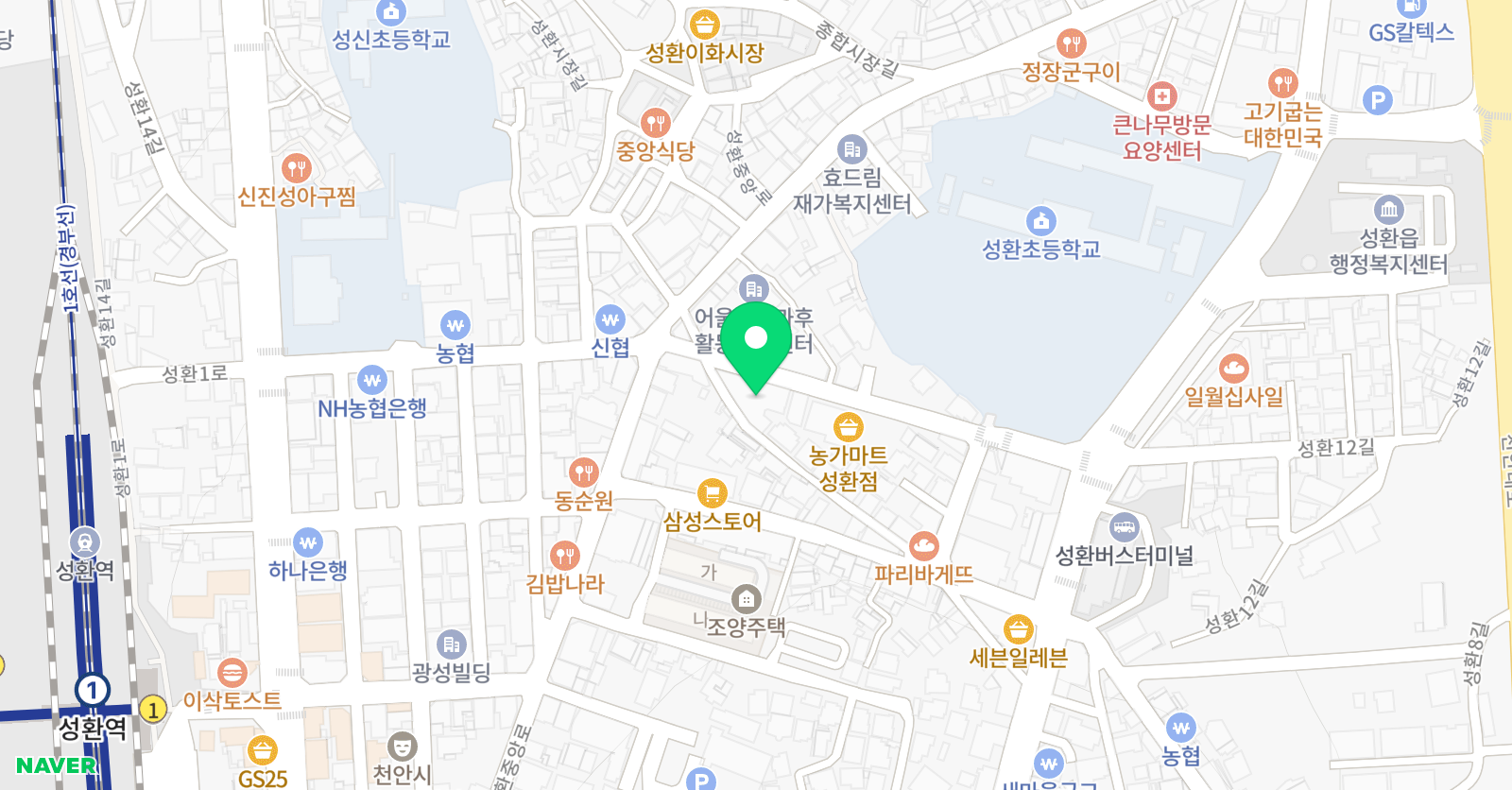 예지 종합학원 위치