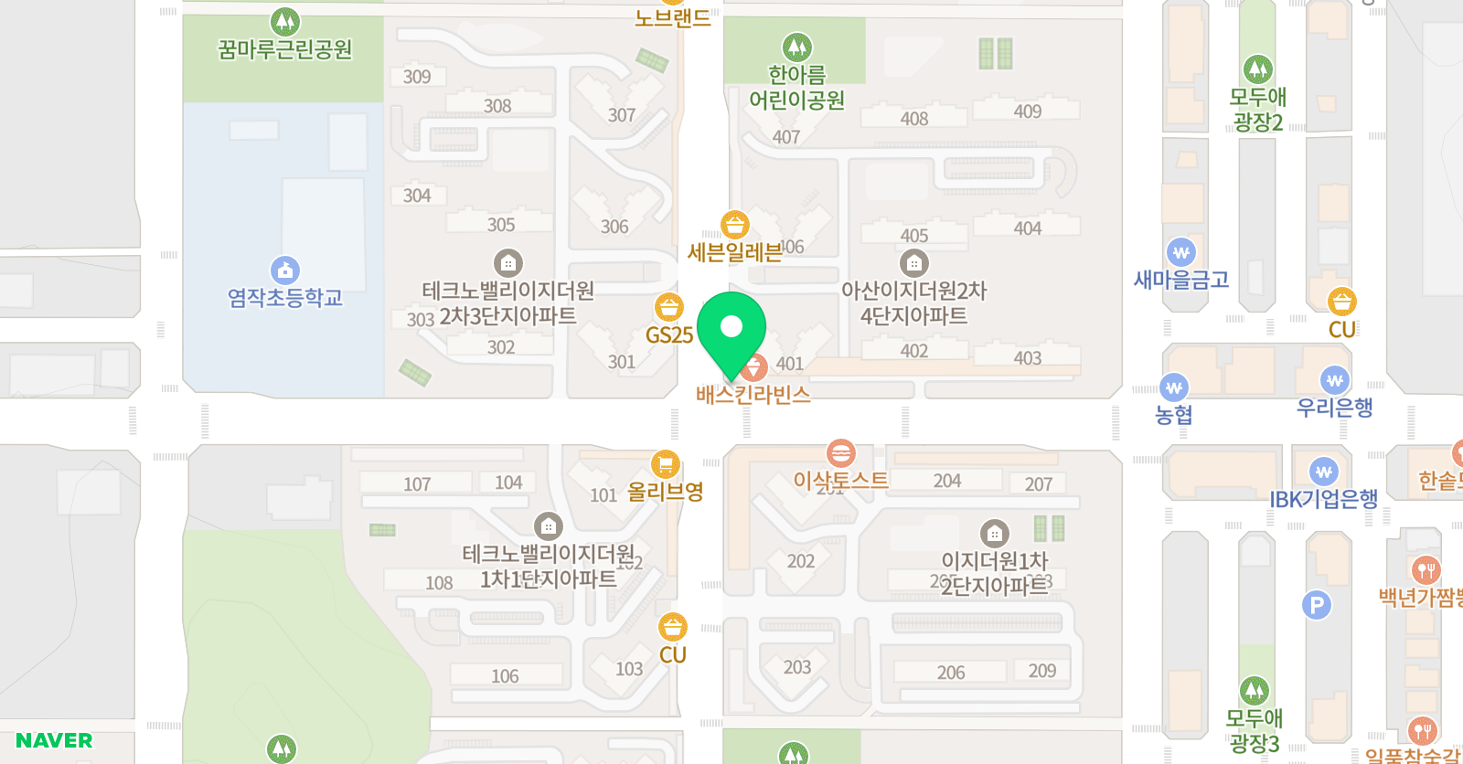 이지 음악학원 위치