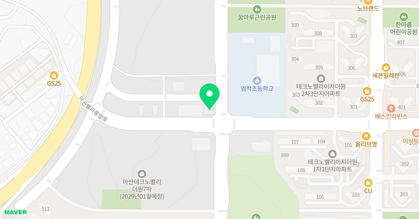 아소비 아산 둔포학원 위치