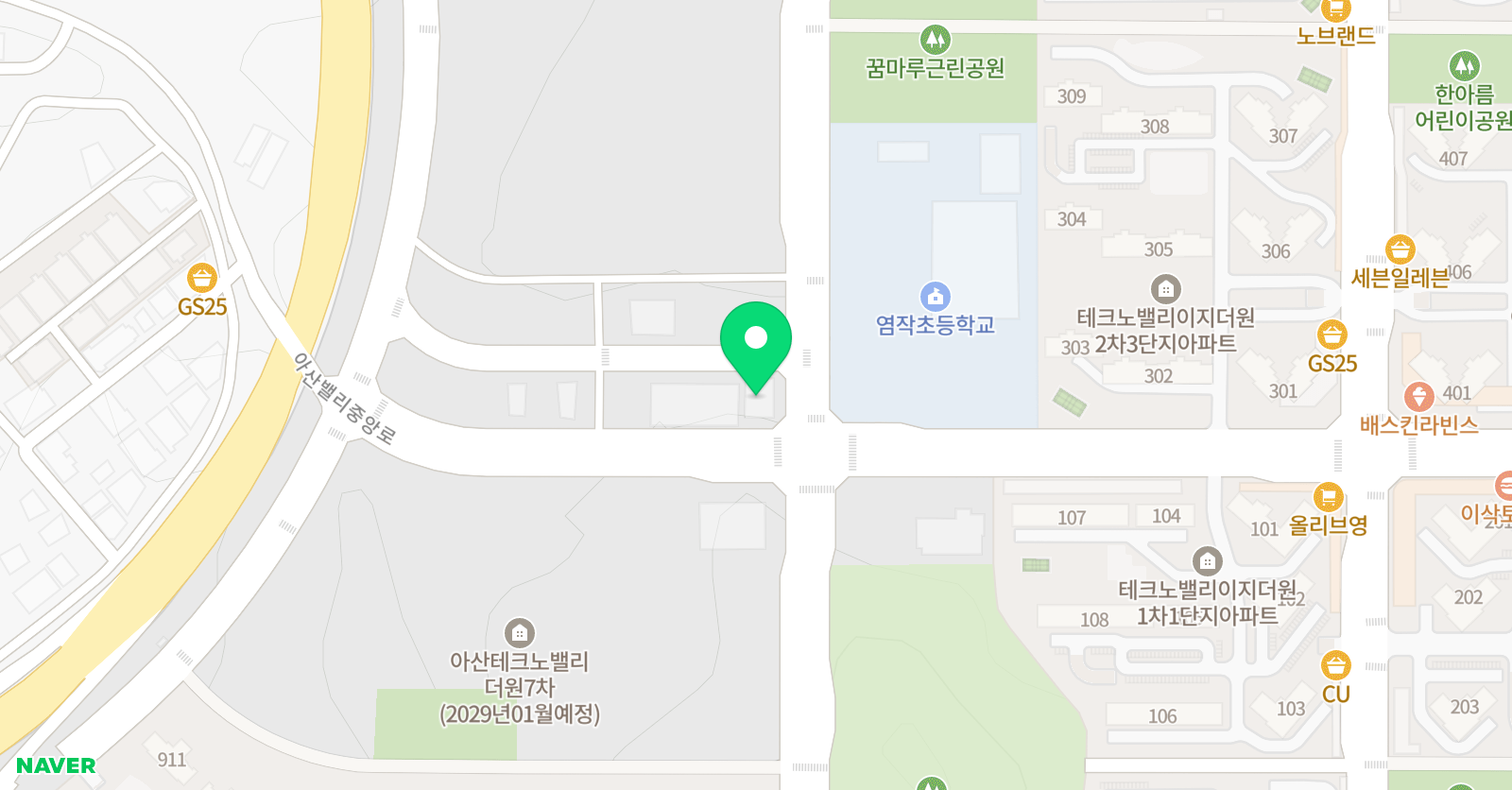 EiE 고려대 어학원 아산테크노밸리캠퍼스 위치
