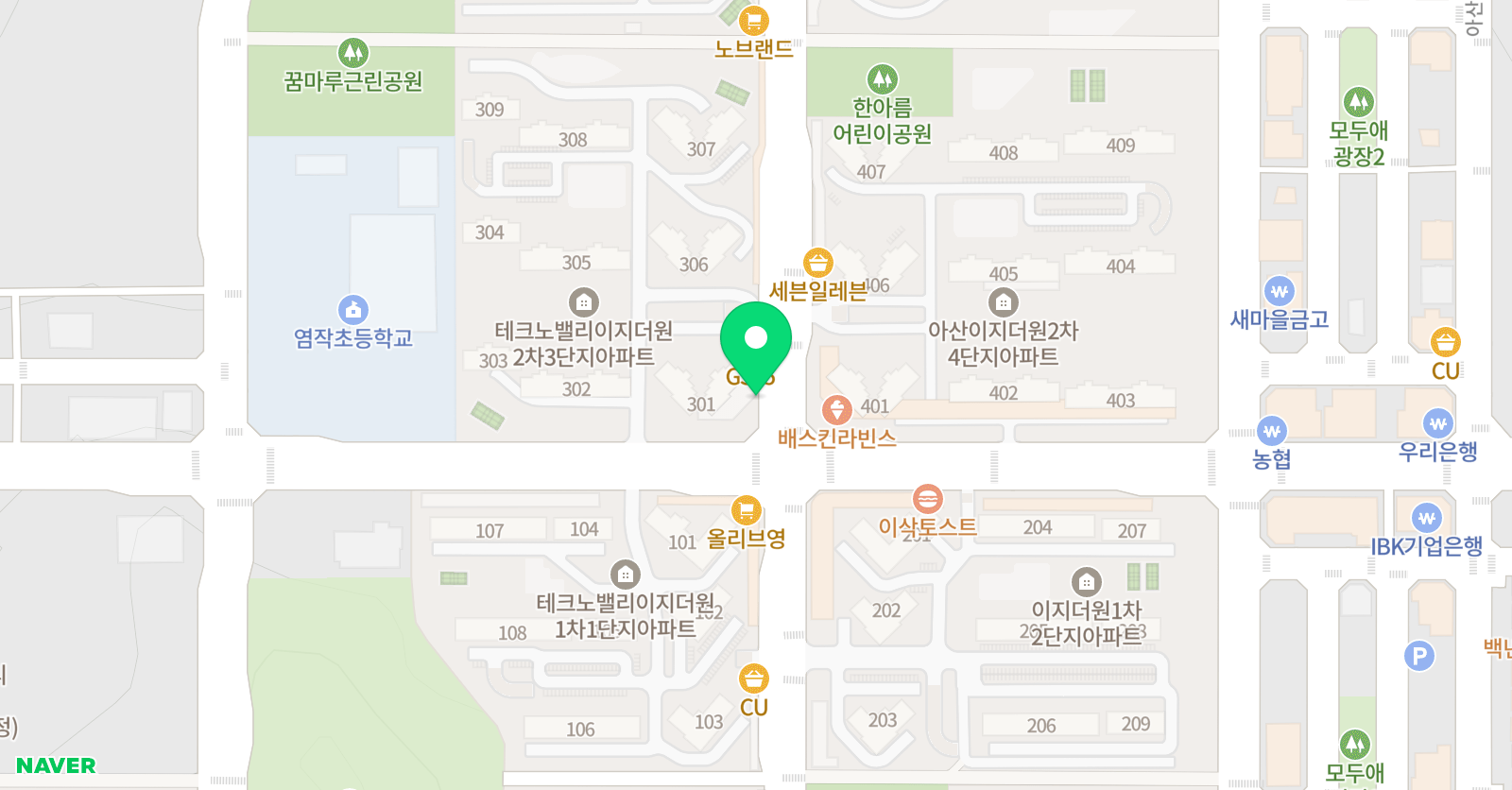 삼성 영어 둔포 어학원 위치
