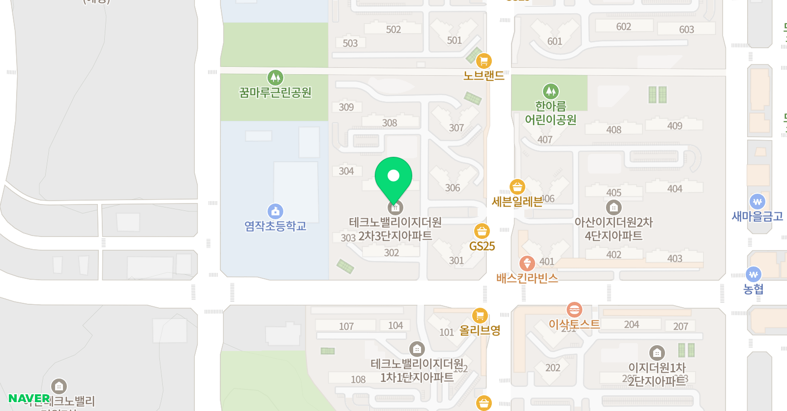 퍼니캔 버스 위치