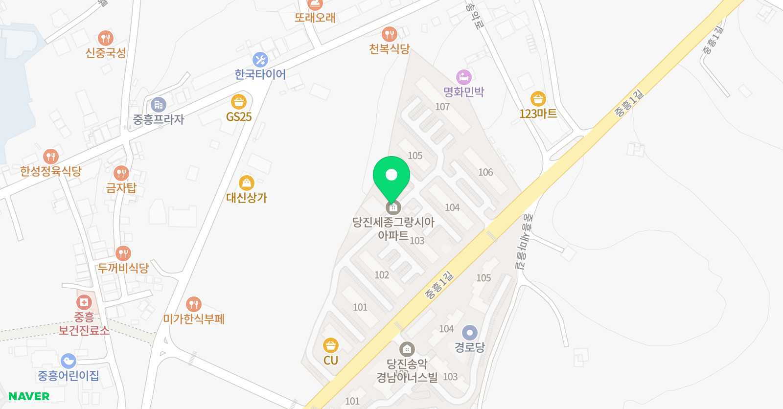 송악연세리더스학원 위치