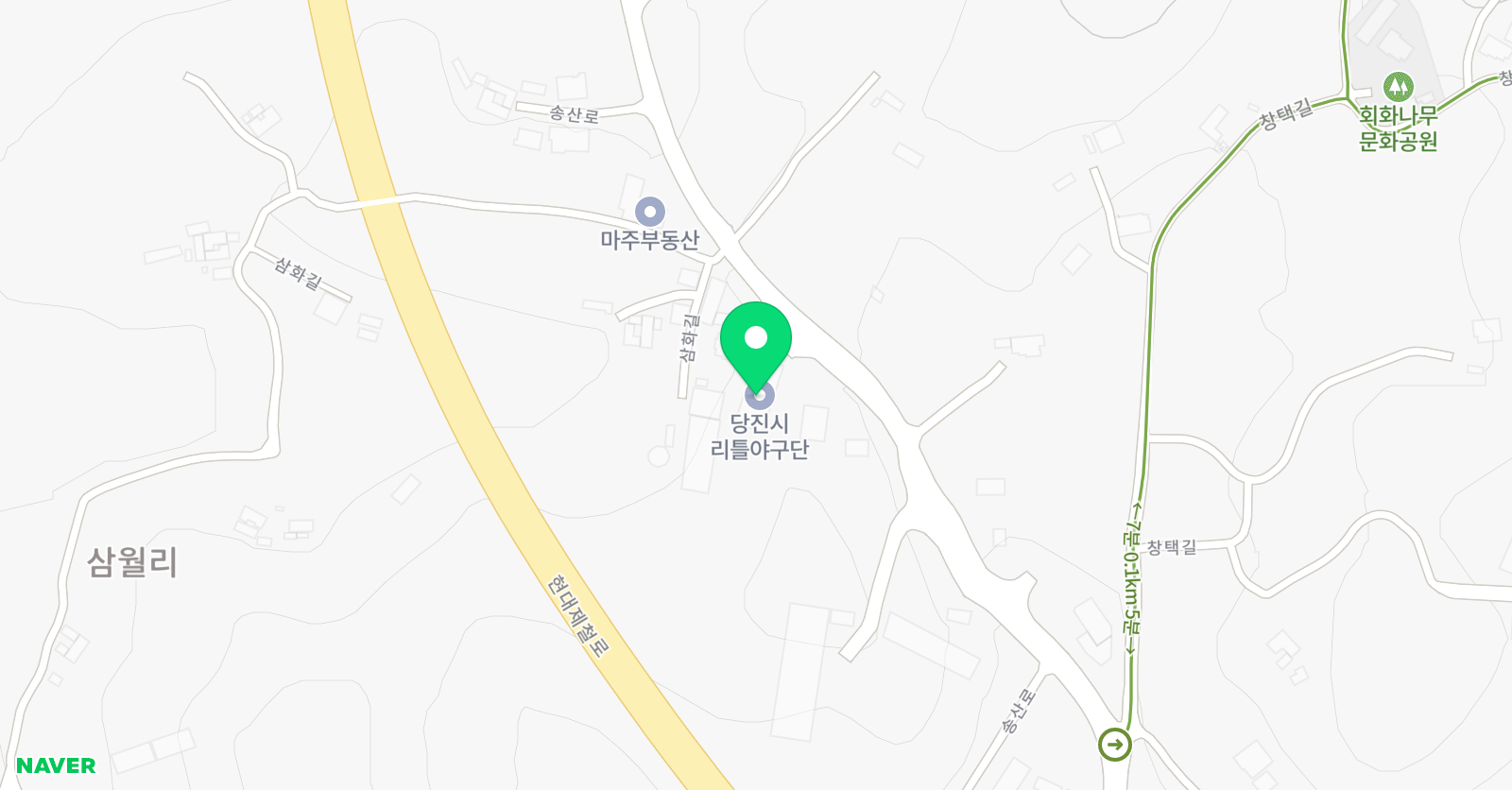 당진시리틀야구단 위치
