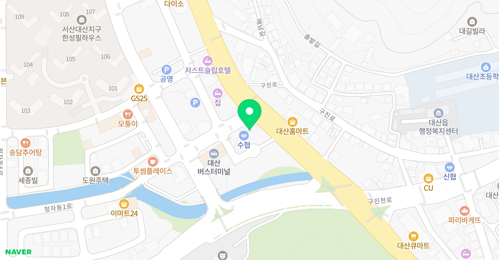 리더스MH 영어수학학원 위치
