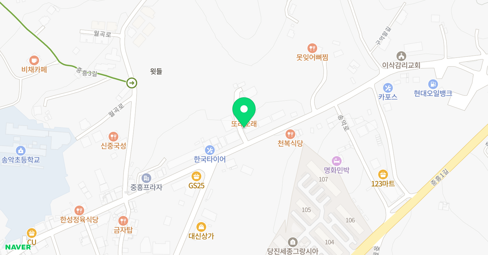 라온 피아노학원 위치