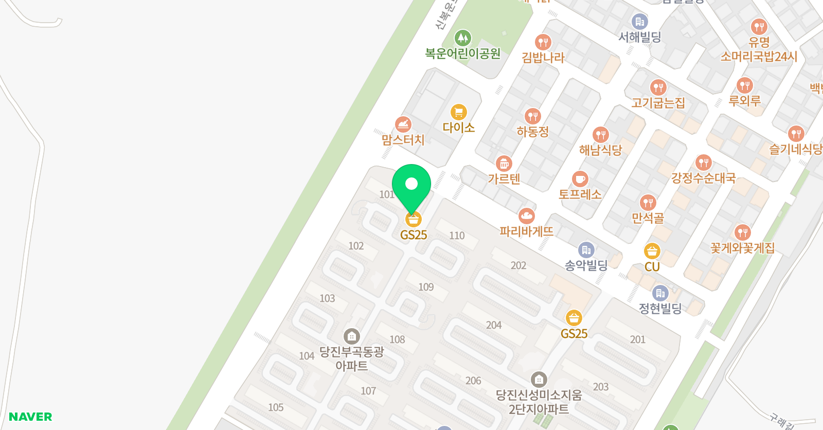 정쌤 수학학원 위치