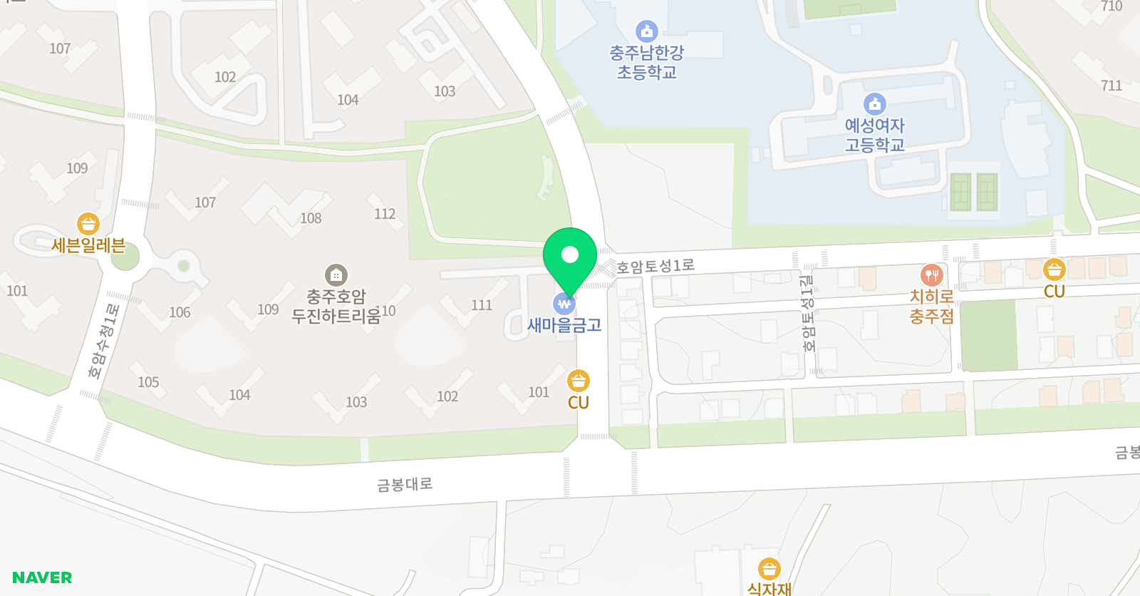 클라인 수학 호암분원 교습소 위치