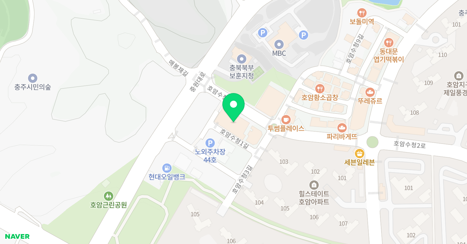 봄 피아노음악학원 위치