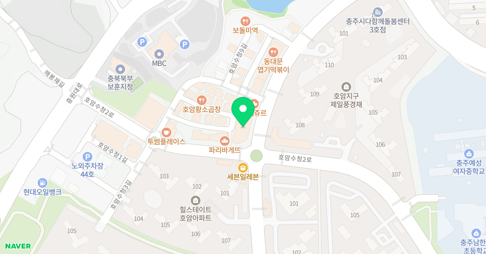 호암큐브 미술학원 위치