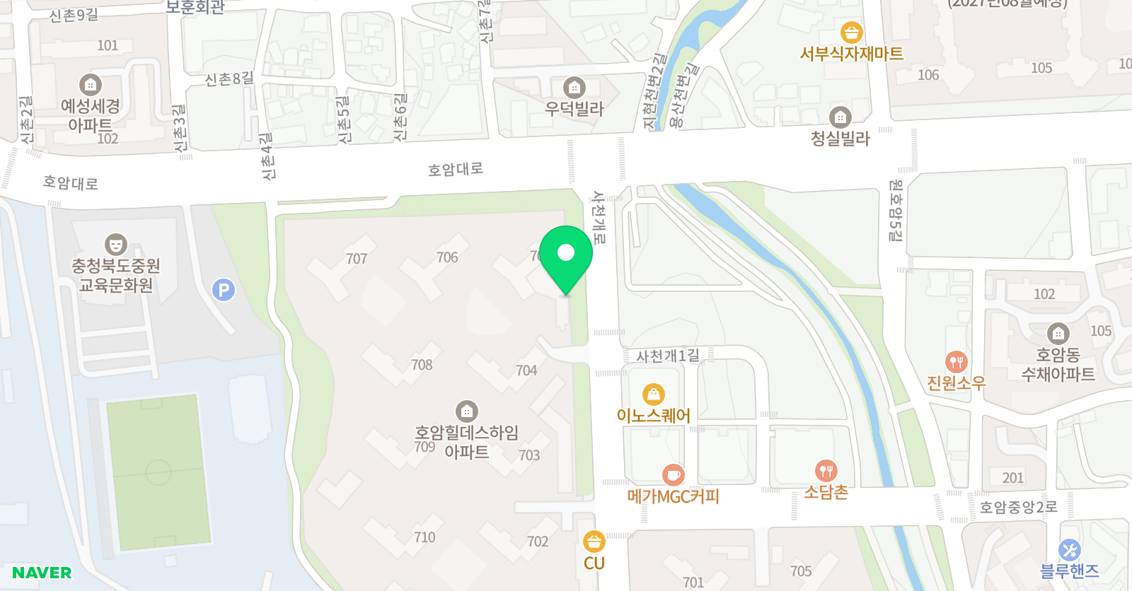 날개달기 국어학원 위치