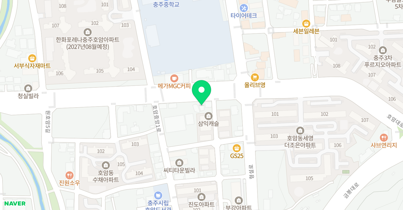 홍스 영어 위치